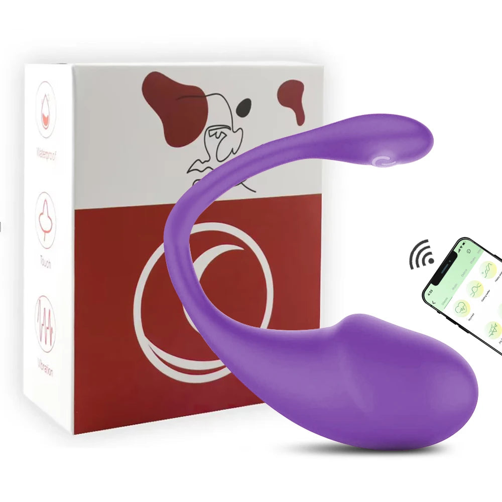 App Vibrators for Women Long Distance Bluetooth G Spot Dildo Wear Vibrating Egg Female Vaginal Ball Panties Sex Toys for Couples