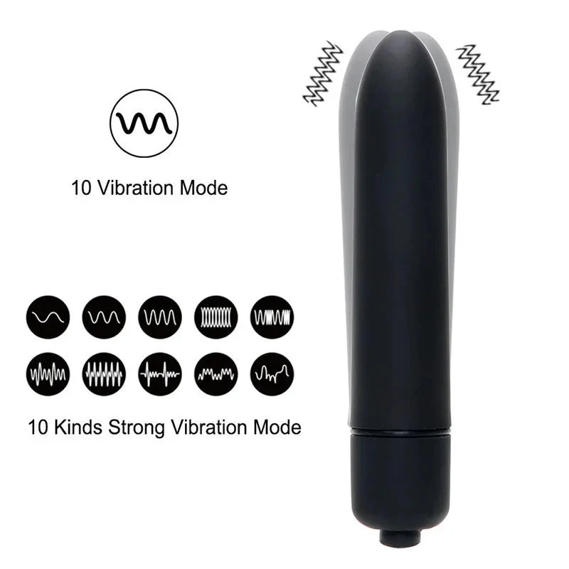 10 Speed Mini Bullet Vibrators Adult Female Dildo Clit Stimulation Sex Toys Vibrating Jump Egg G Spot Vagina Vibrator for Women